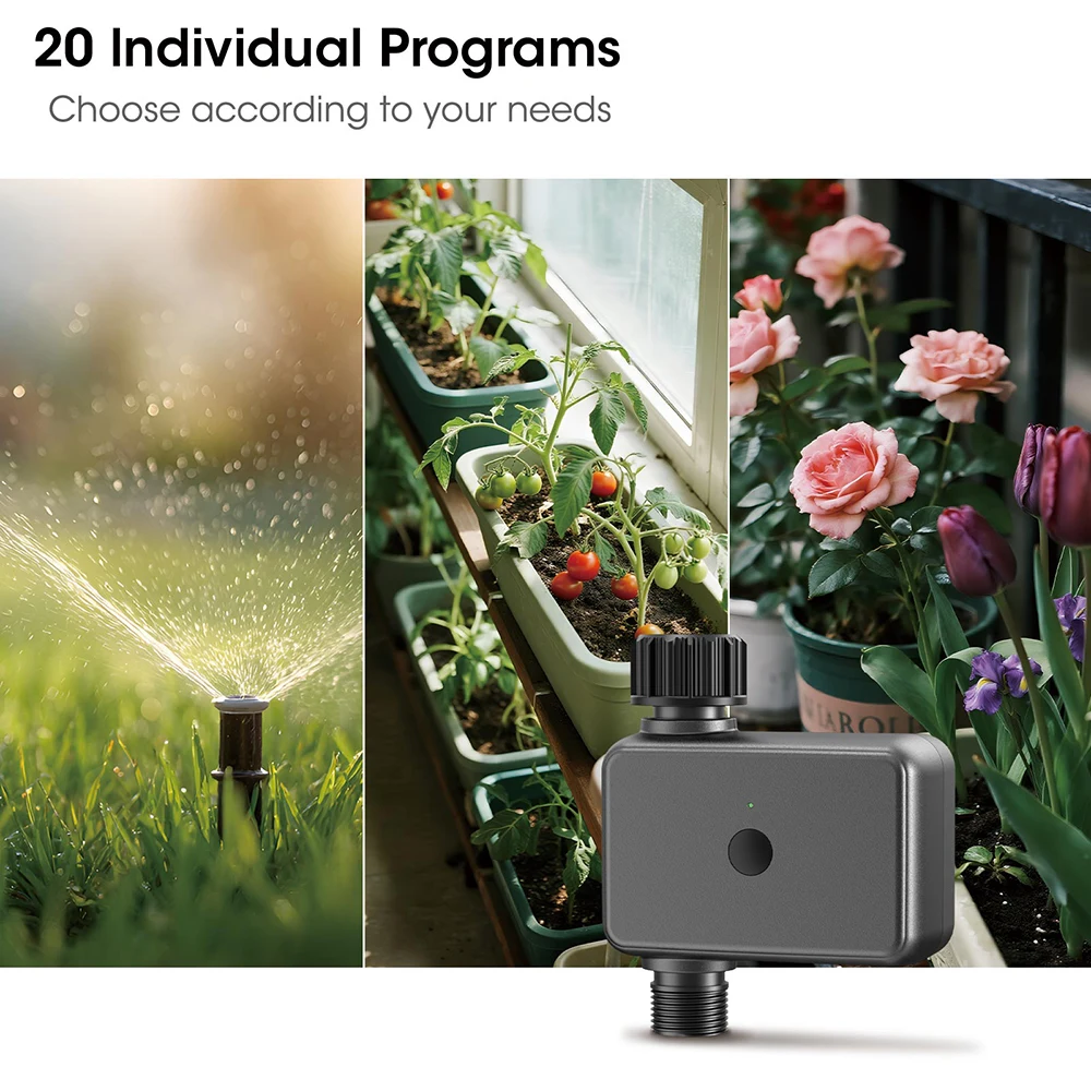 

New Tuya Smart Zigbee/WiFi Automatic Sprinkle Timer Remote Garden Water Timer Programmable Timed Sprinkler Support Alexa Google