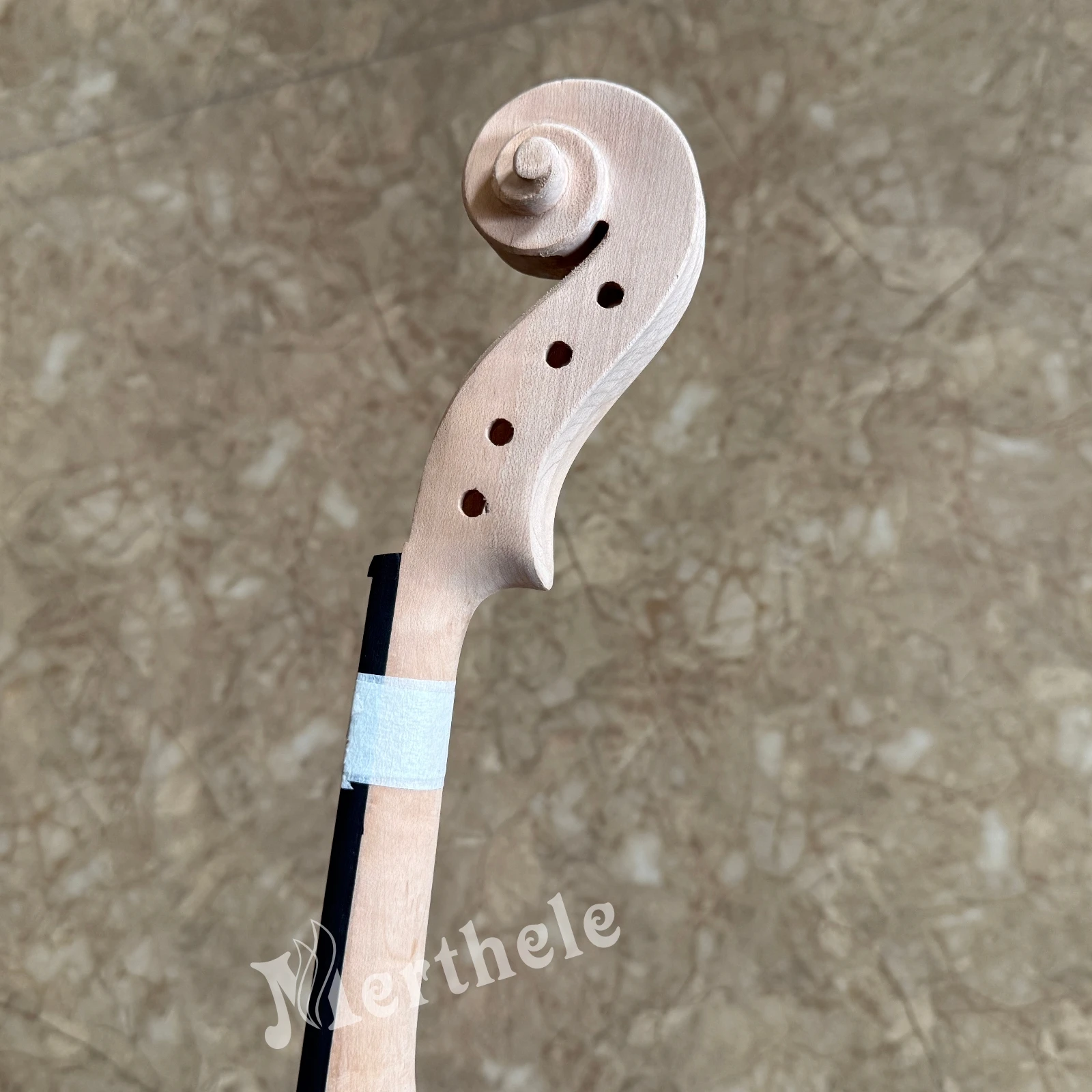 لهب القيقب الكمان بالحجم الكامل كمان غير مكتمل خشب التنوب صناعة يدوية 4/4