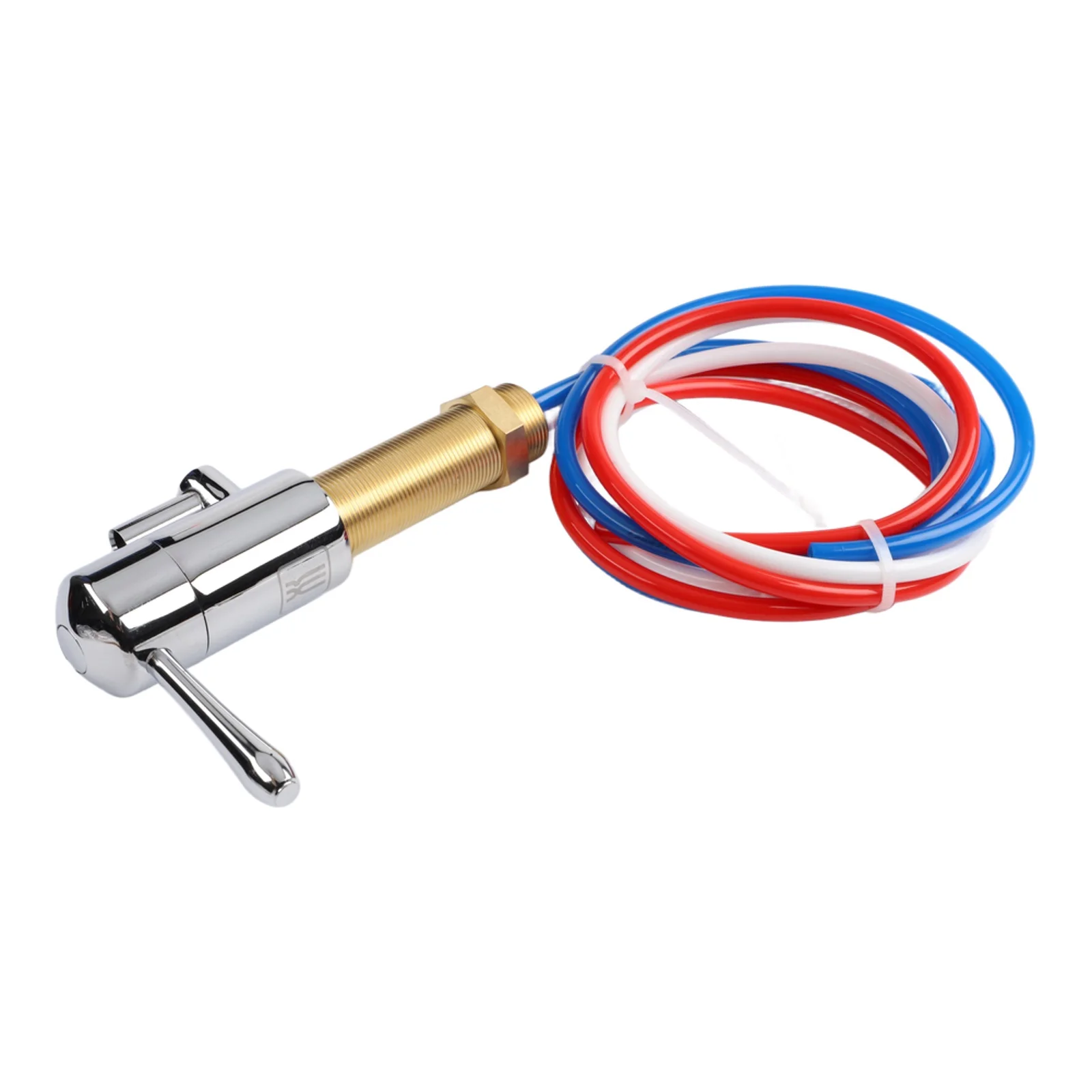 Stainless Steel One Way Tap Featuring 360 Swivel for eSpring Filter Systems and Compatible Devices Stainless Steel