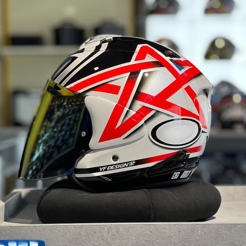 VZ-RAM Nakano Graphique Demi Casque Unisexe Moto Hors Route SZ-R VAS Casque Descente Course Montagne Cross Casco puzzles ete