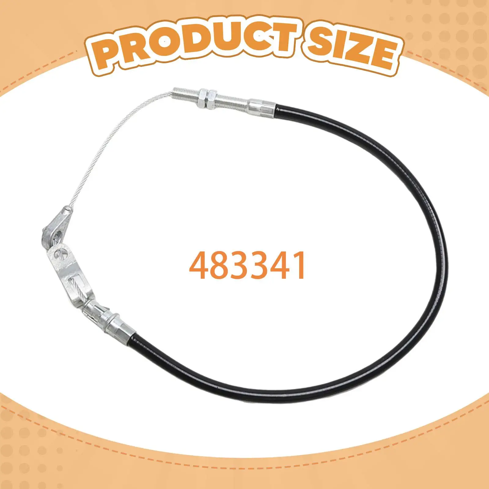 Mowers Deck Lift Cable Assembly Replacement High Carbon Steel Mower Height Adjustment for SFZ 48H 24KT SPZ 52H 23CV