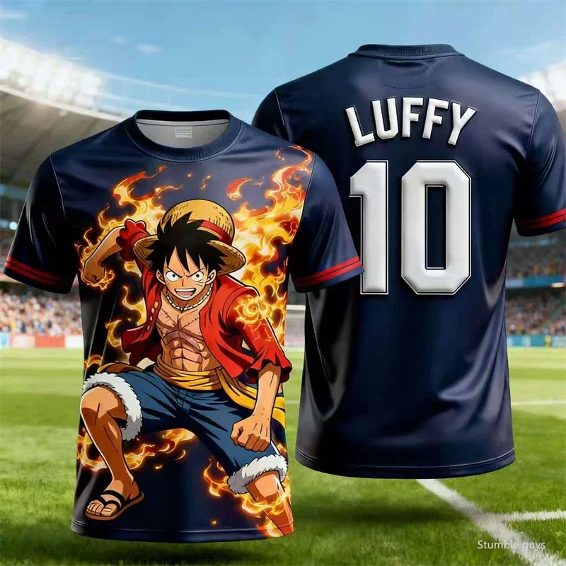 Herren One Piece T-Shirt Nami Weather Wizard Jersey Sommer Weiches Kurzarm-Freizeitoberteil für Jungen und Mädchen