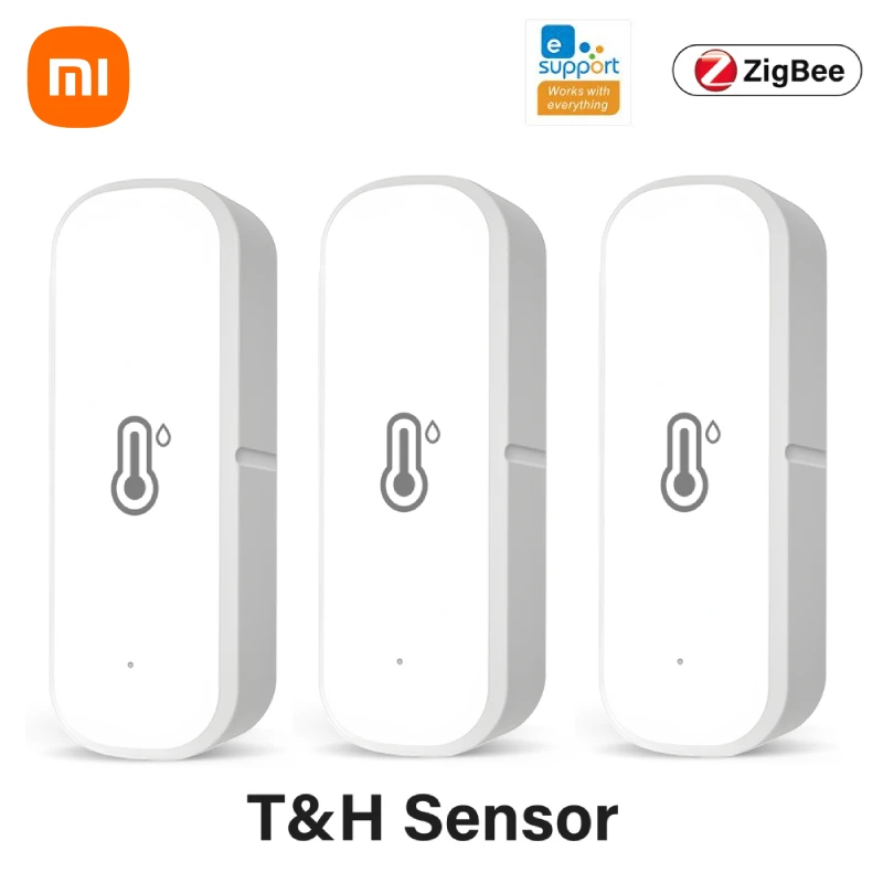 

Xiaomi Smart Temperature And Humidity Sensor Zigbee Low-power Consumption Mobile Phone Alarm Real Time Monitoring Yi Weilian