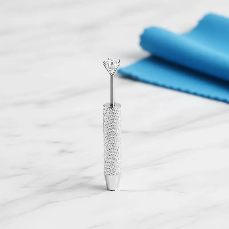 Piercing Ball Grabber 4 Jaw Claw Tweezers For Secure Grip On For IC Gems Small Screws Stainless Steel Non Slip Handle