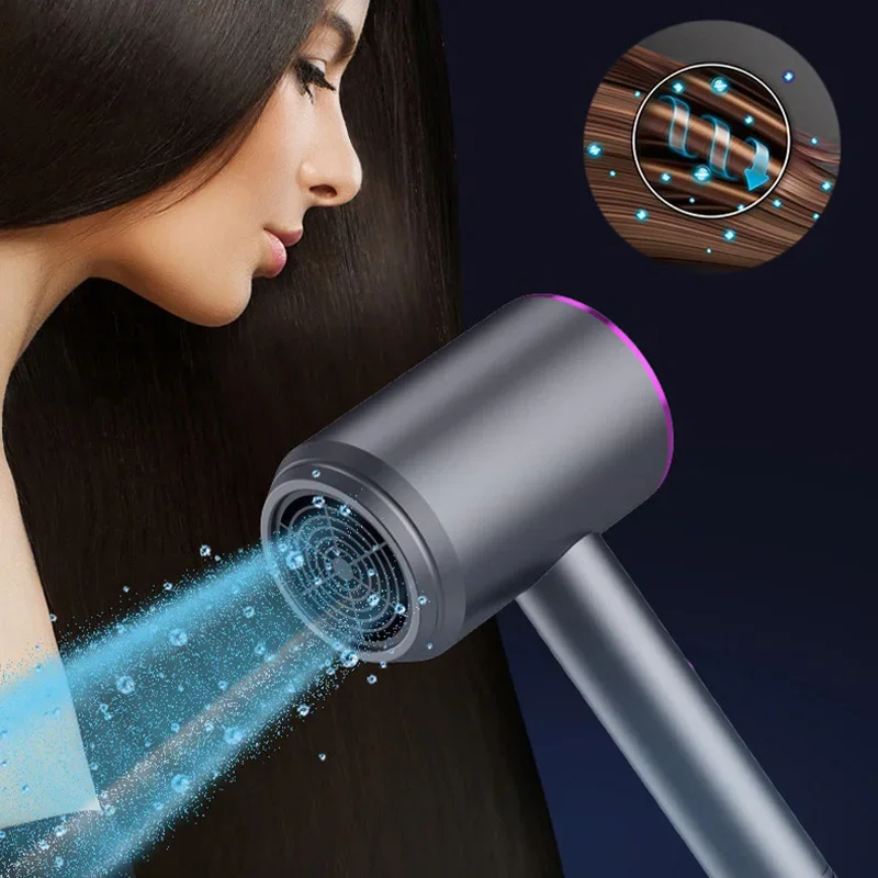 Household Safe Hair Dryer 110V~240V International Voltage Electric Hair Brush Turbocharged High Wind Power Low Noise Dryer