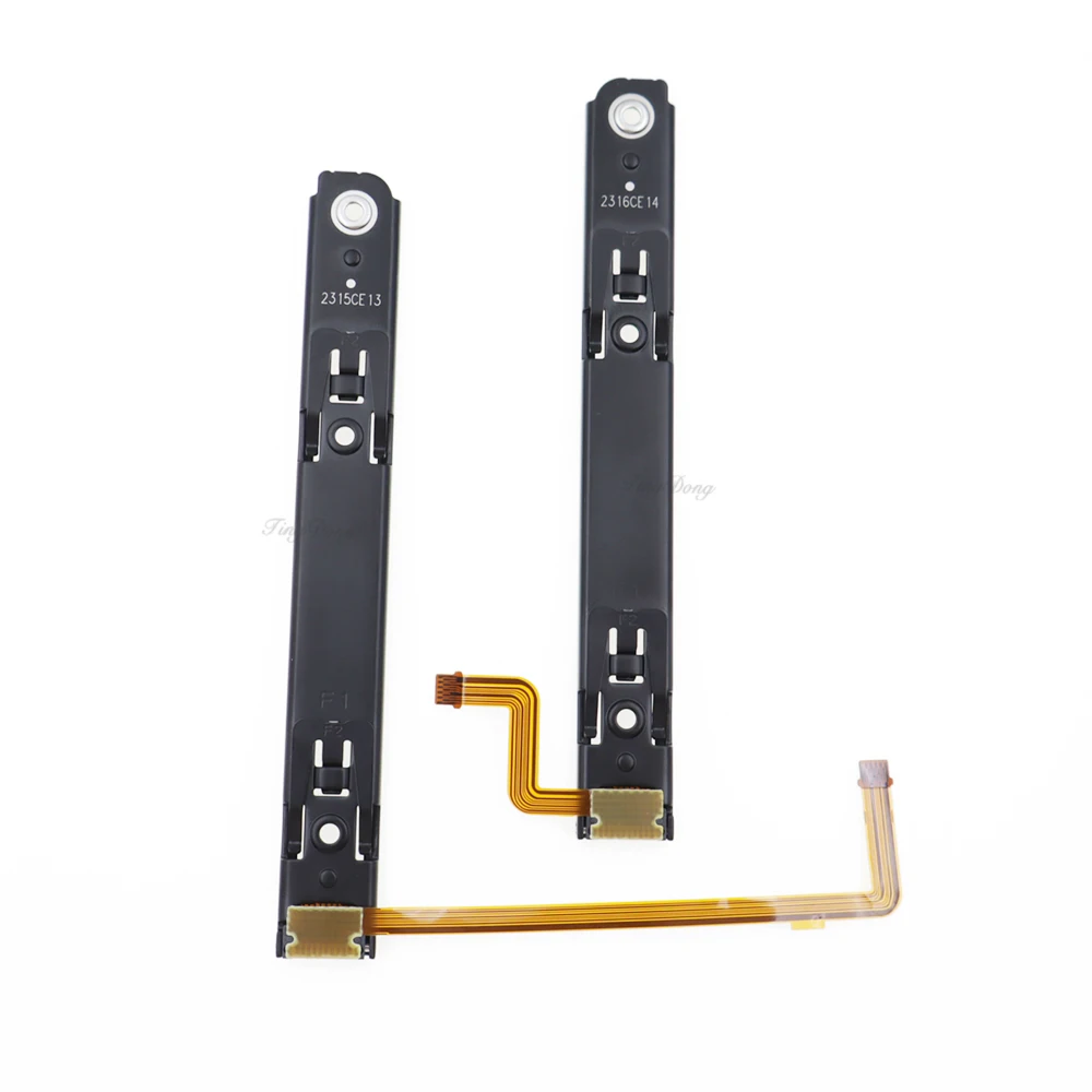 1PC Replacement L R Left & Right Slider Rail With Flex Cable For Switch Oled NS OLED Console Repair Parts