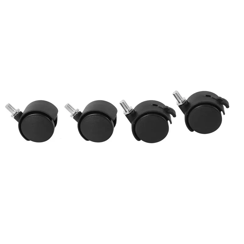 ABFU-Set Of 40 Screw In Caster Wheels - 2 With Lock Function