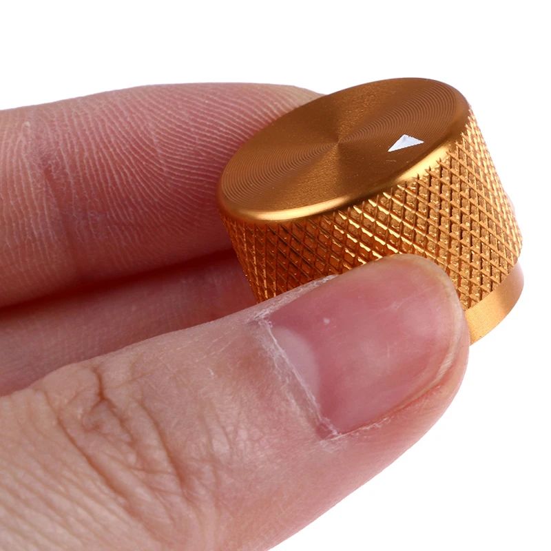 6mm High Quality Solid Machined Aluminum Rotary Encoder Potentiometer Volume Switch Knobs Amplifier Control Volume Button Knob