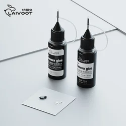 1Pcs 10ml transparent/black face ID repair Dot matrix glue 2S Quick curing UV glu Camera repair glue IC sealant glue