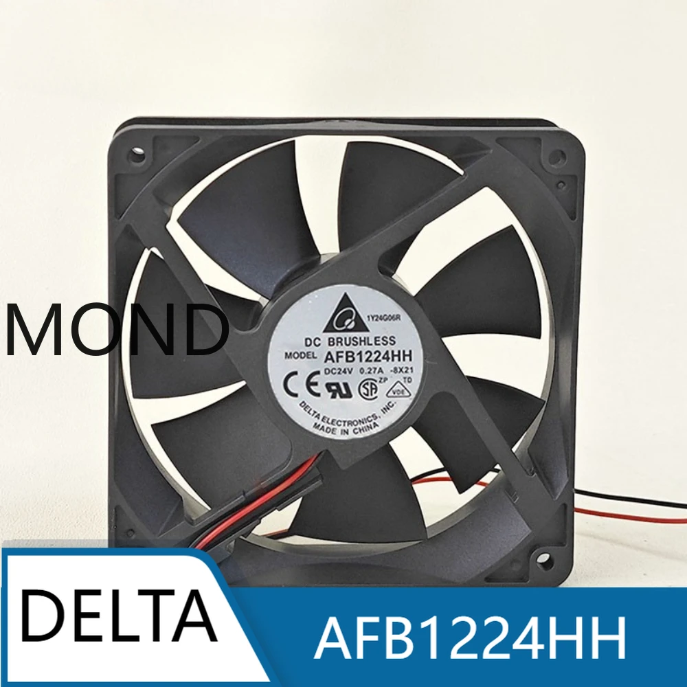 

Delta AFB1224HH 12CM 12025 24V 0.27A Industrial Control Computer Inverter Server Fan DC Cooling Fan