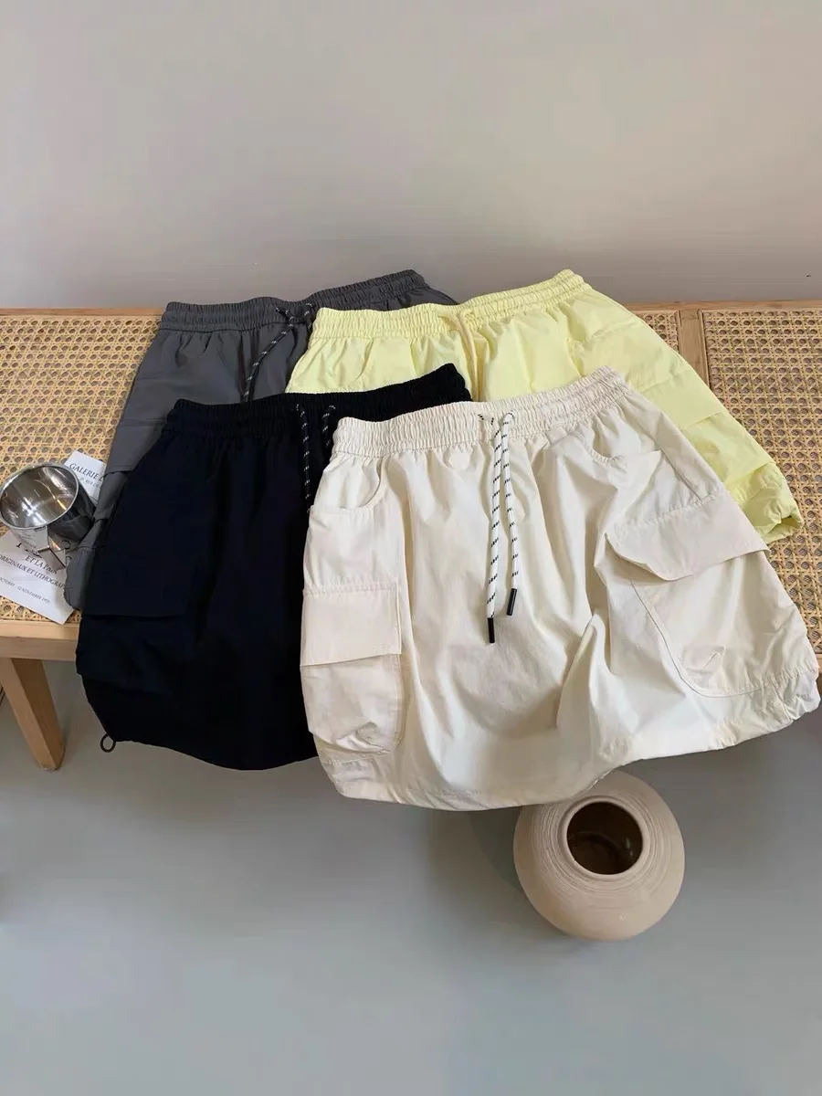 Outdoor Women's  A-Line Skirt Lightweight Quick-Drying High Waist Slimming Utility Pocket Half-length Commute Style