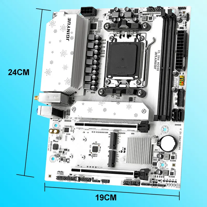 JGINYUE B650M PRO V2 Motherboard Supports AMD AM5 Ryzen 7000/8000