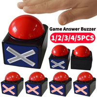 5-1Pcs Game Answer Buzzer Alarm Button W/ Sound Light Trivia Quiz Got Talent Buzzer Educational Equipment for Contest Game Show