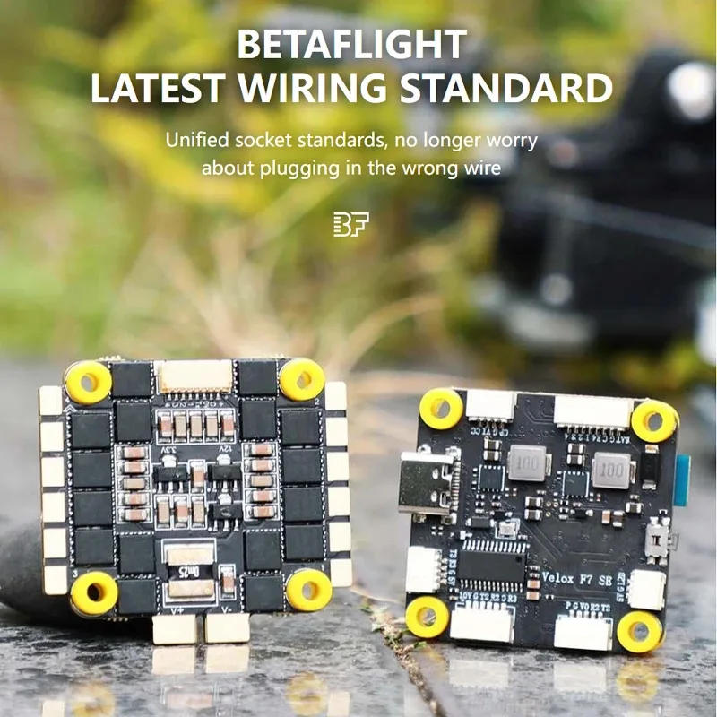 T-MOTOR Velox F7 SE FC V50A, 6S 4in1 ESC, HD Stack, for FPV Racing/Freestyle/Long Range Drone