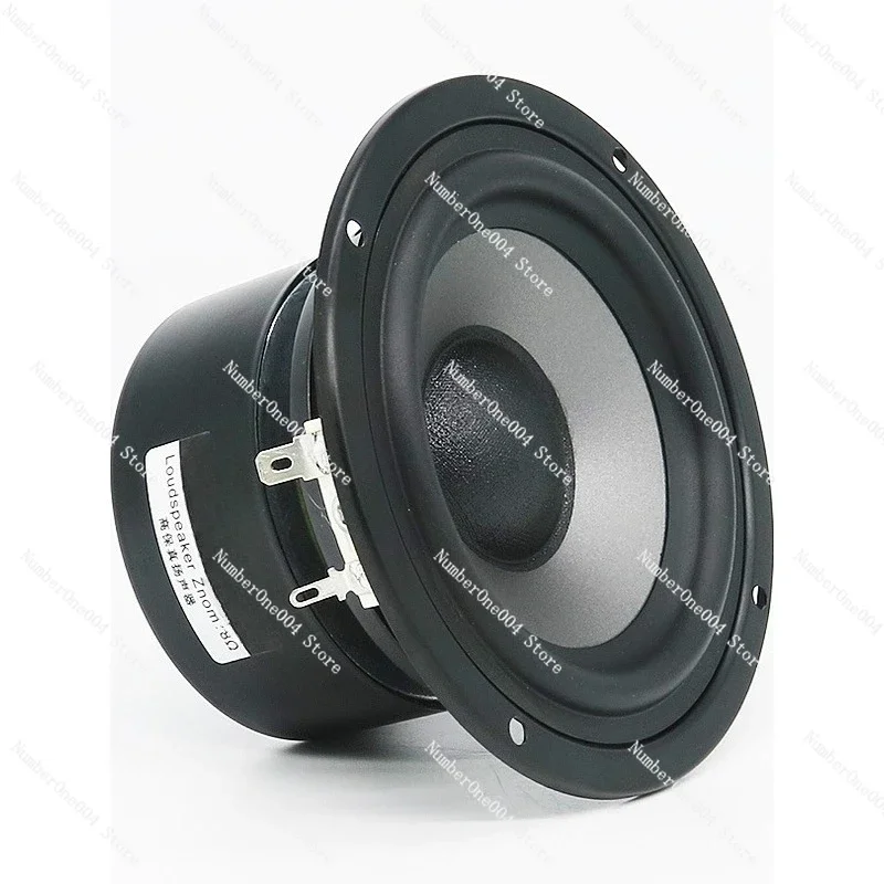

4inch Woofer Speaker Audiophile Heavy Bass Two-Way High-Fidelity Field Sounder with Elastic Force 4/8 Ohm