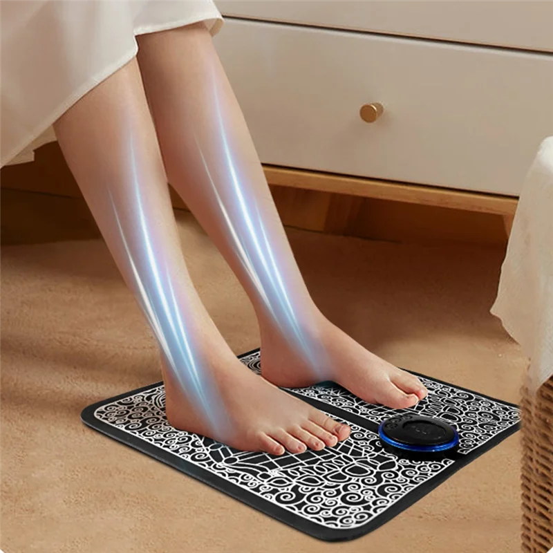 AA20-Massage Pad 8 Modes Rechargeable Leg Muscle Stimulator Foot Circulation Massager Remote Control For Relaxing Feet And Legs - Image 5