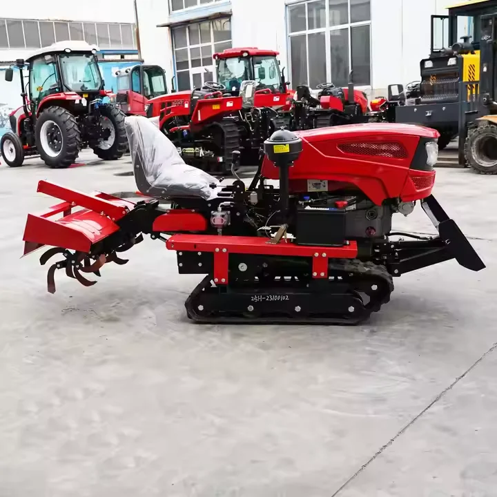 

Multifunctional Rotary Tiller 40HP 50HP 60HP Mini Crawler Tractor Price Agricultural Machinery Equipment