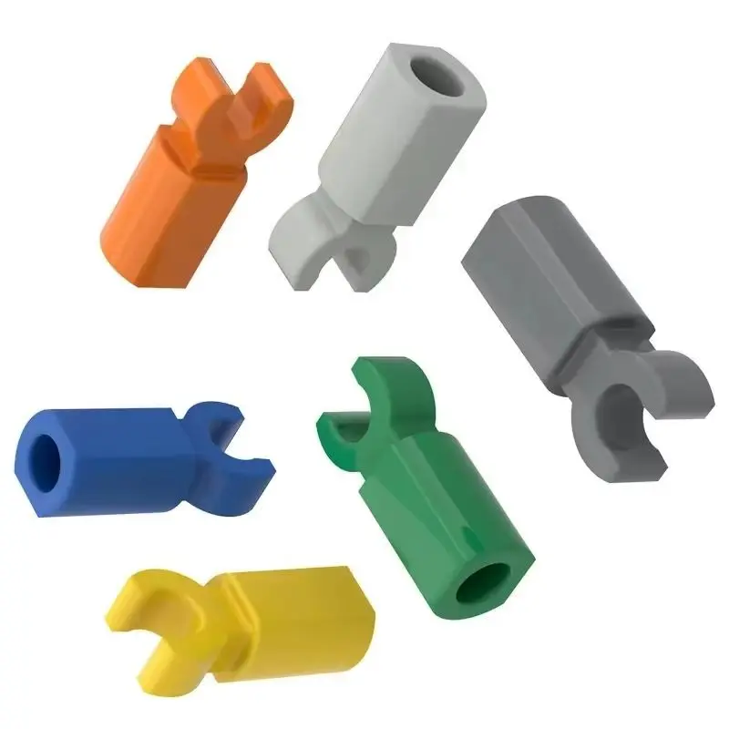 10pcs MOC Parts 11090 44873 Bar Holder with Clip Compatible Bricks DIY Assmble Building Blocks Particle Kid Puzzle Toy Gift