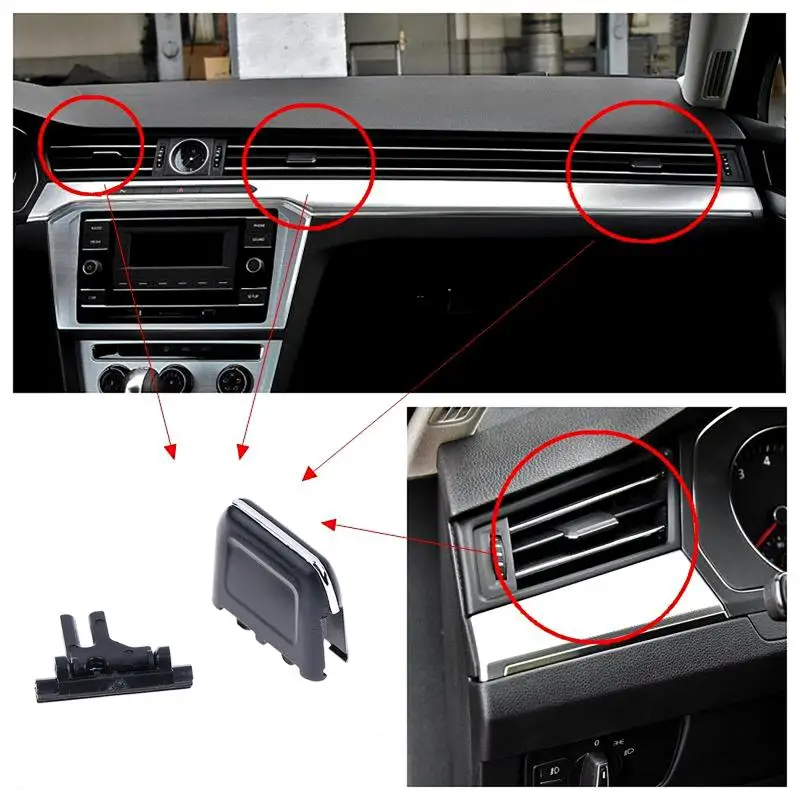 【xxx】1/2/3Sets For New Passat B8 B8L Brand New CC Instrument Panel Air Outlet Paddle Air Conditioning Rear Air Outlet Paddle