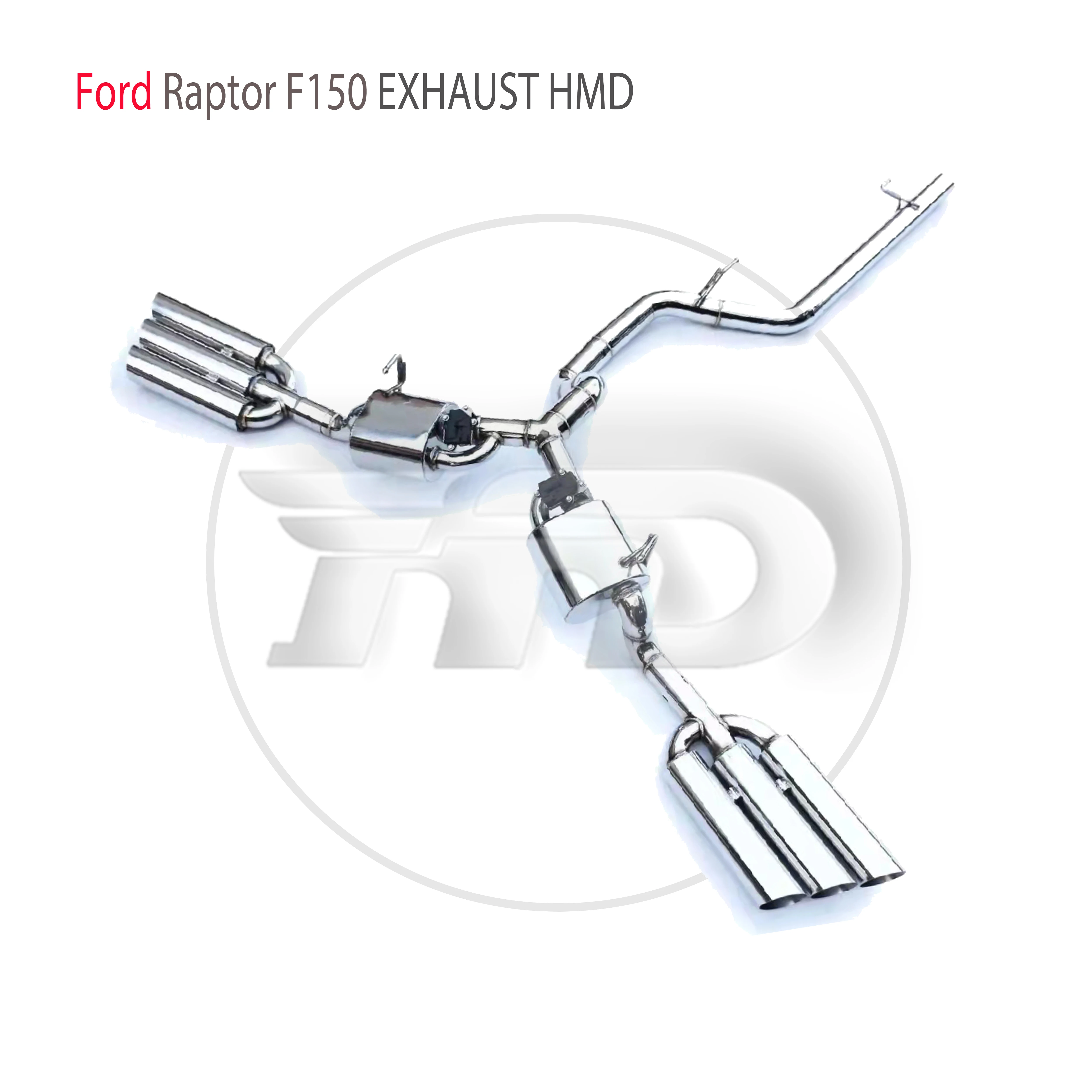 HMD Stainless Steel Exhaust System Performance Catback for Ford Raptor F150 Auto Replacement Modification Electronic Valve