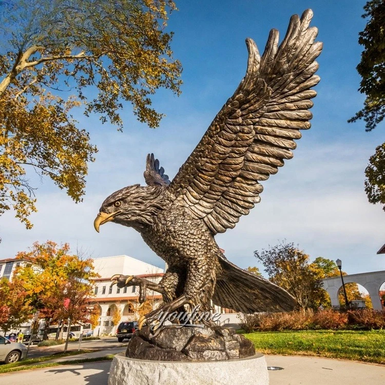 Home Decor Life Size Metal Brass Eagle Statue For Sale