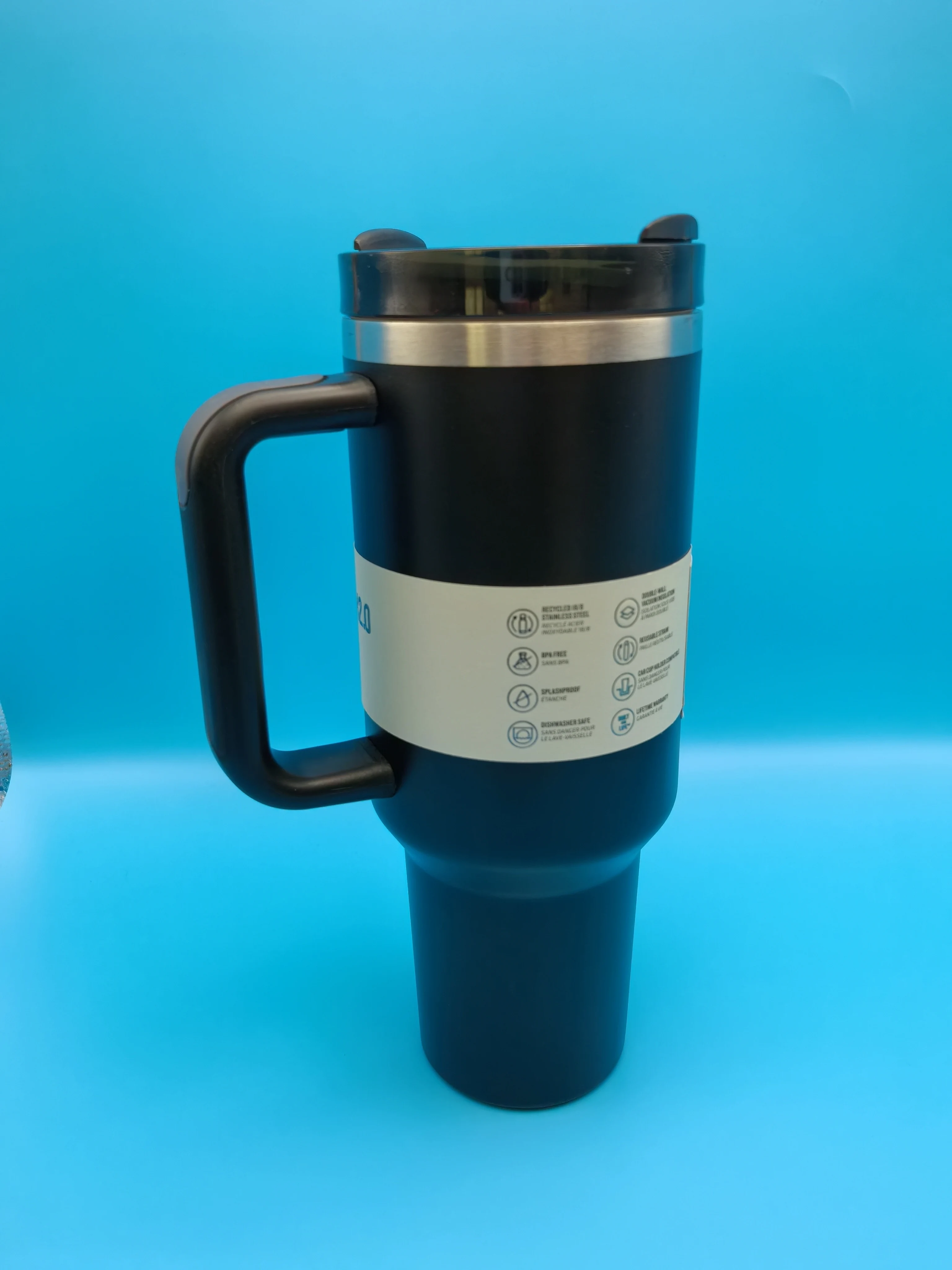 กระติกน้ําร้อนสแตนเลสขนาด 40 ออนซ์ยอดนิยม เก็บเครื่องดื่มร้อนหรือเย็นสําหรับกิจกรรมกลางแจ้ง สํานักงาน และกีฬา