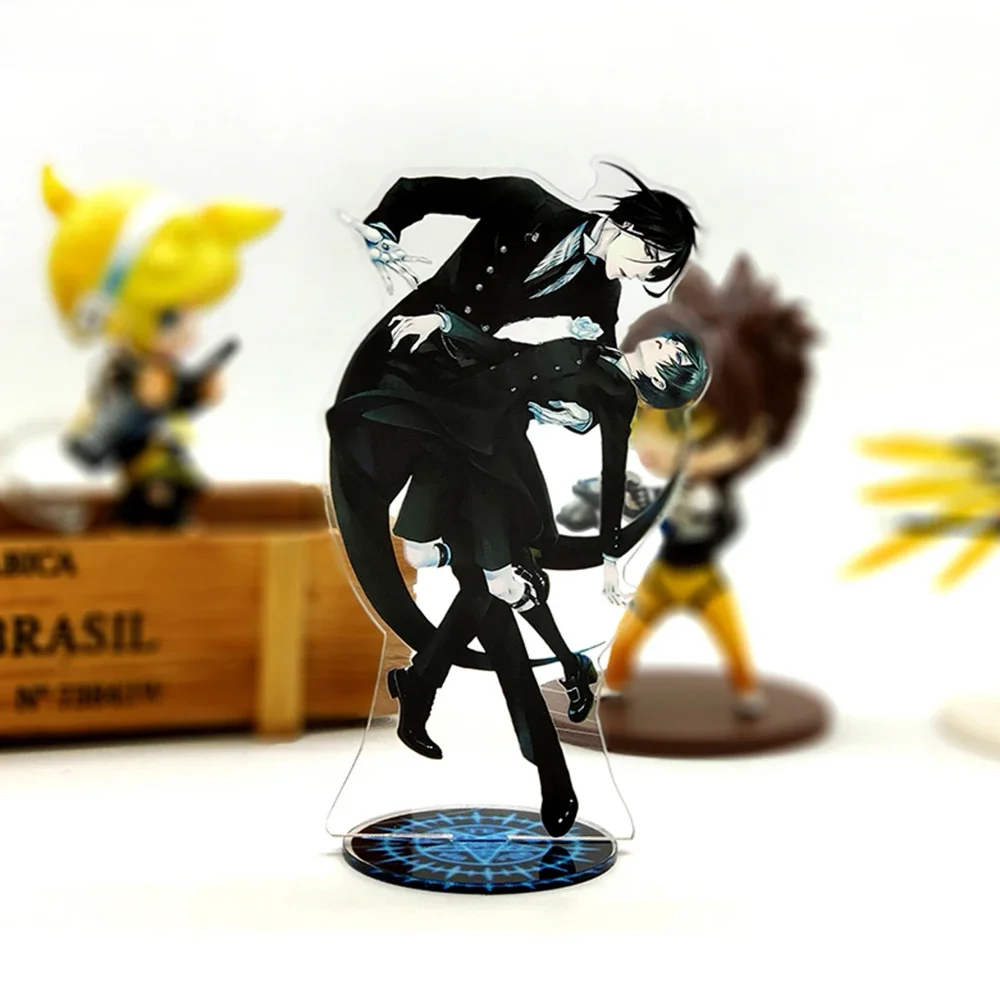 Kuroshitsuji Sebastian Ciel acrylic stand figure model plate holder cake topper ANIME JAPANESE COOL