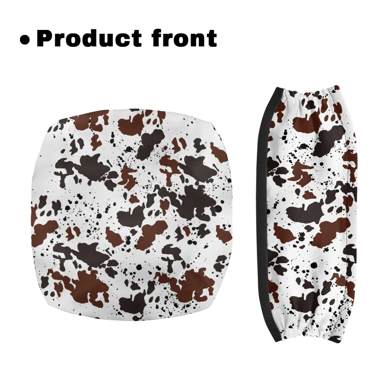 Coloranimal Cowhide Print 2 Pieces Set Walker Seat Cushion Polyester Accessories for Walker Rollator for Seniors view 2