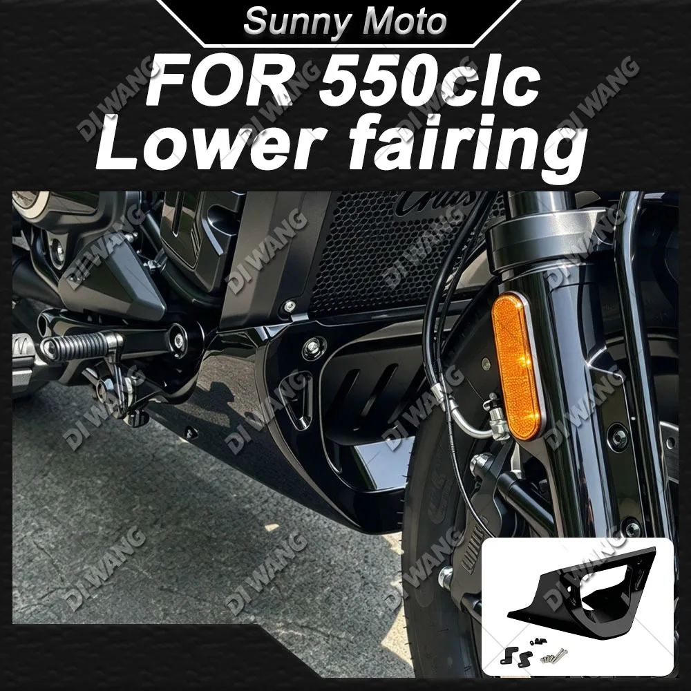 Motorcycle Lower Fairing Engine Spoiler Belly Pan Deflector For CFMOTO 550CLC Side Fairing Panel Aerodynamic Modified Parts