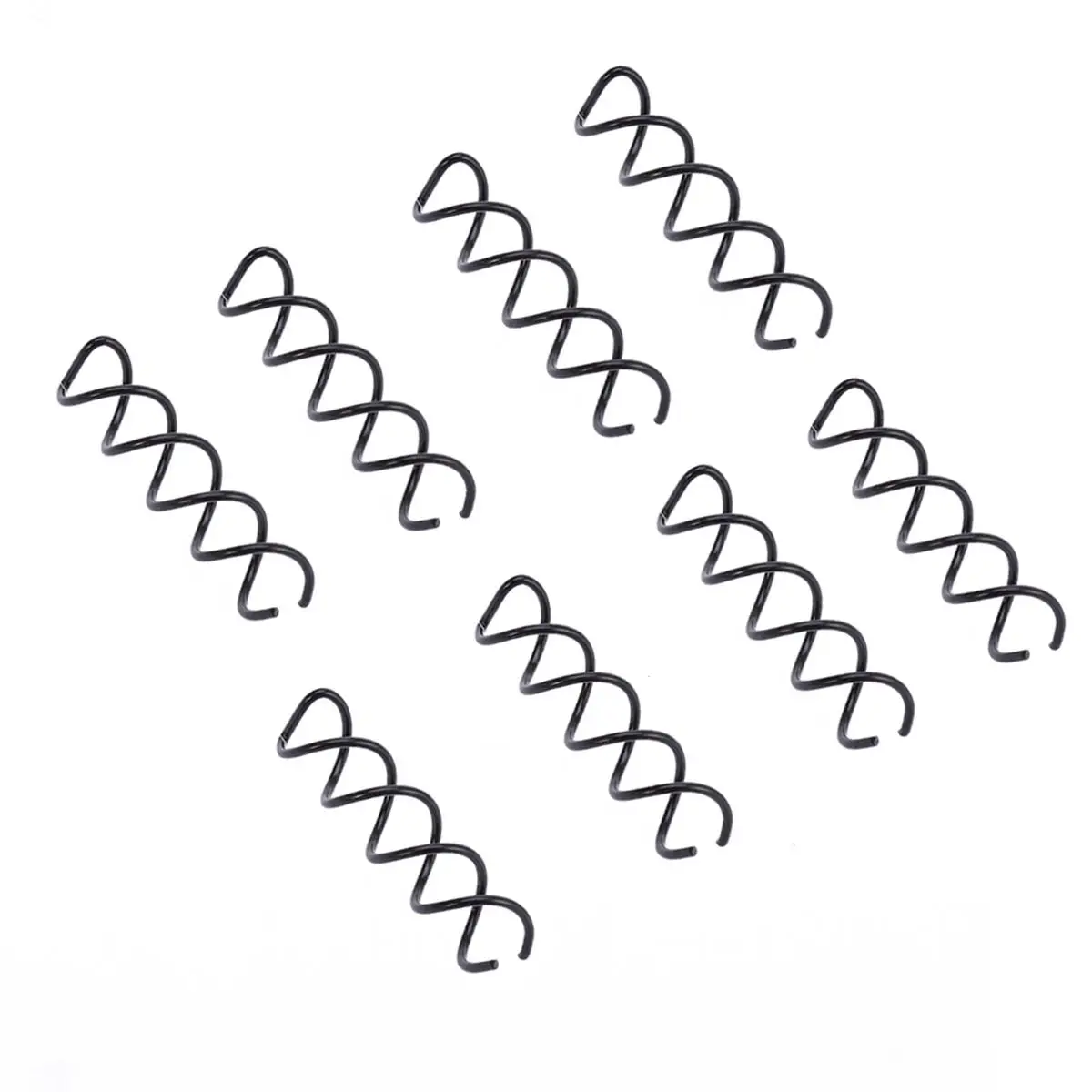 

10pcs Spiral Hairpins Durable Alloy Metal Clips for Thick Easy Bun Style Hair Accessories Hair Care Styling Tools