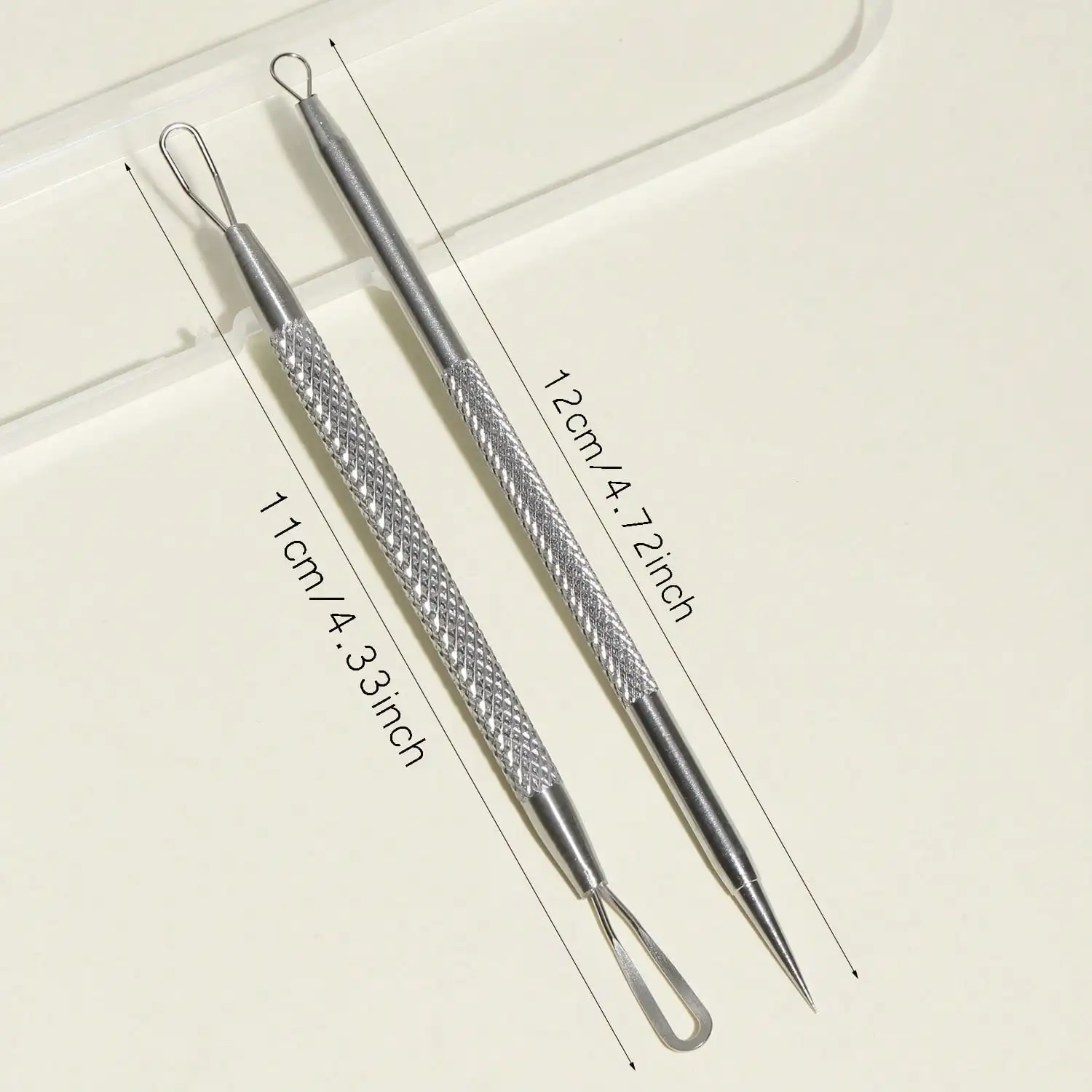 ملاقط الرؤوس السوداء لحب الشباب أداة إزالة حب الشباب لتجميل الوجه، إبرة إزالة حب الشباب الدقيقة، تستخدم لإزالة حب الشباب والرؤوس البيضاء #5