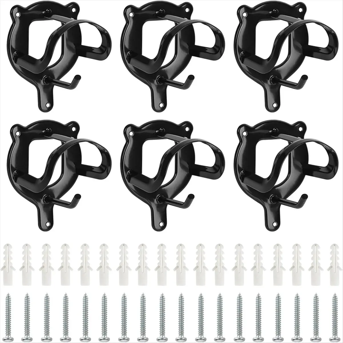 A013 6PCS Horse Bridle Holders, Equestrian Bridle Hanger, Holder Bridle, Storage Halter Hanger, Hook Horse Tack