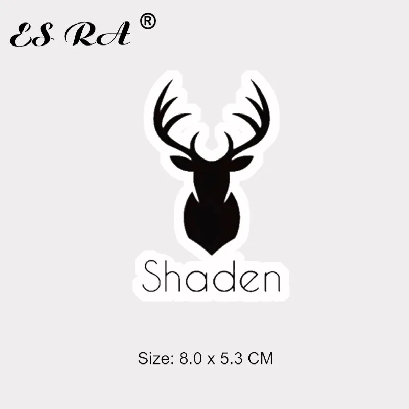

Car Stickers Deer Shaped Brand Logo Sticker Waterproof PVC Decorative Decals Suitable For Laptops Bicycles Water Bottles Helmets
