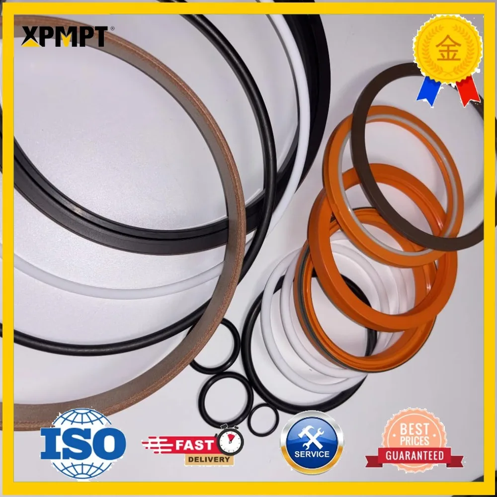 Blade Cylinder Seal Kit Compatible with Komatsu PC40R-8 707-98-32120 PTFE NBR Hydraulic Excavator Dozer Blade