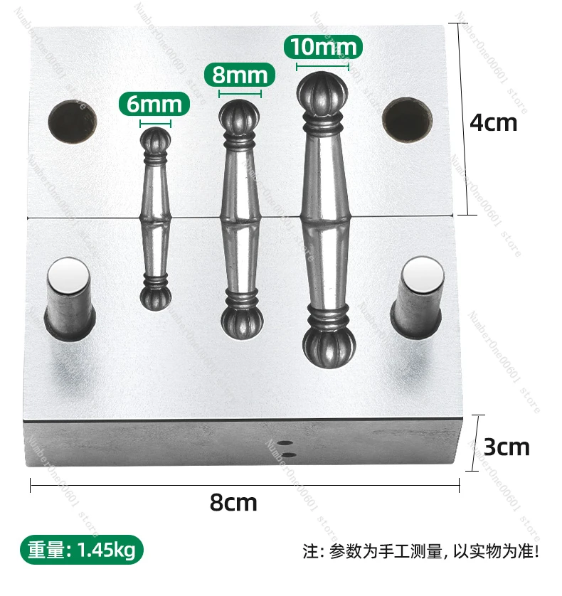 

Bracelet mold jewelry pressing model iron groove gold tool