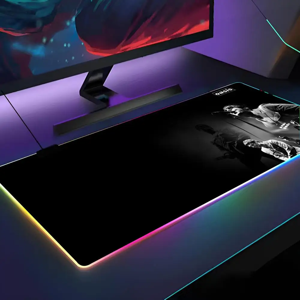 

Band O-Oasis Mouse Pad RGB Backlit Mouse Pad Laptop Mouse Pad Laptop Gamer Computer Desk Gaming Accessories