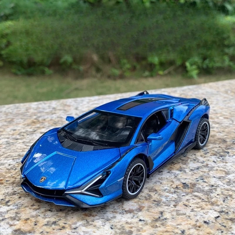 

1:32 SIAN модель спортивного автомобиля с откатным механизмом, акустооптический сплав, дискст, металлические игрушки, модель автомобиля для детей и мальчиков