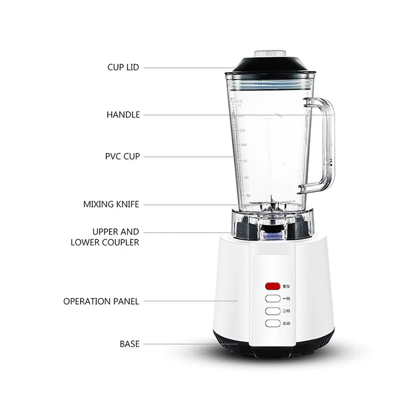 Многофункциональный миксер, блендер, соковыжималка, бытовая машина для соевого молока, кухонная добавка, электрическая мясорубка, машина