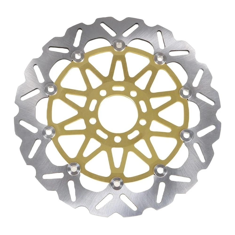 For Motorcycle Brake Rotors Floating Front Brake Disc For Kawasaki Zx7r Zx12r Zx9r Ninja750 Ninjia900 Ninja1200 VN 1500