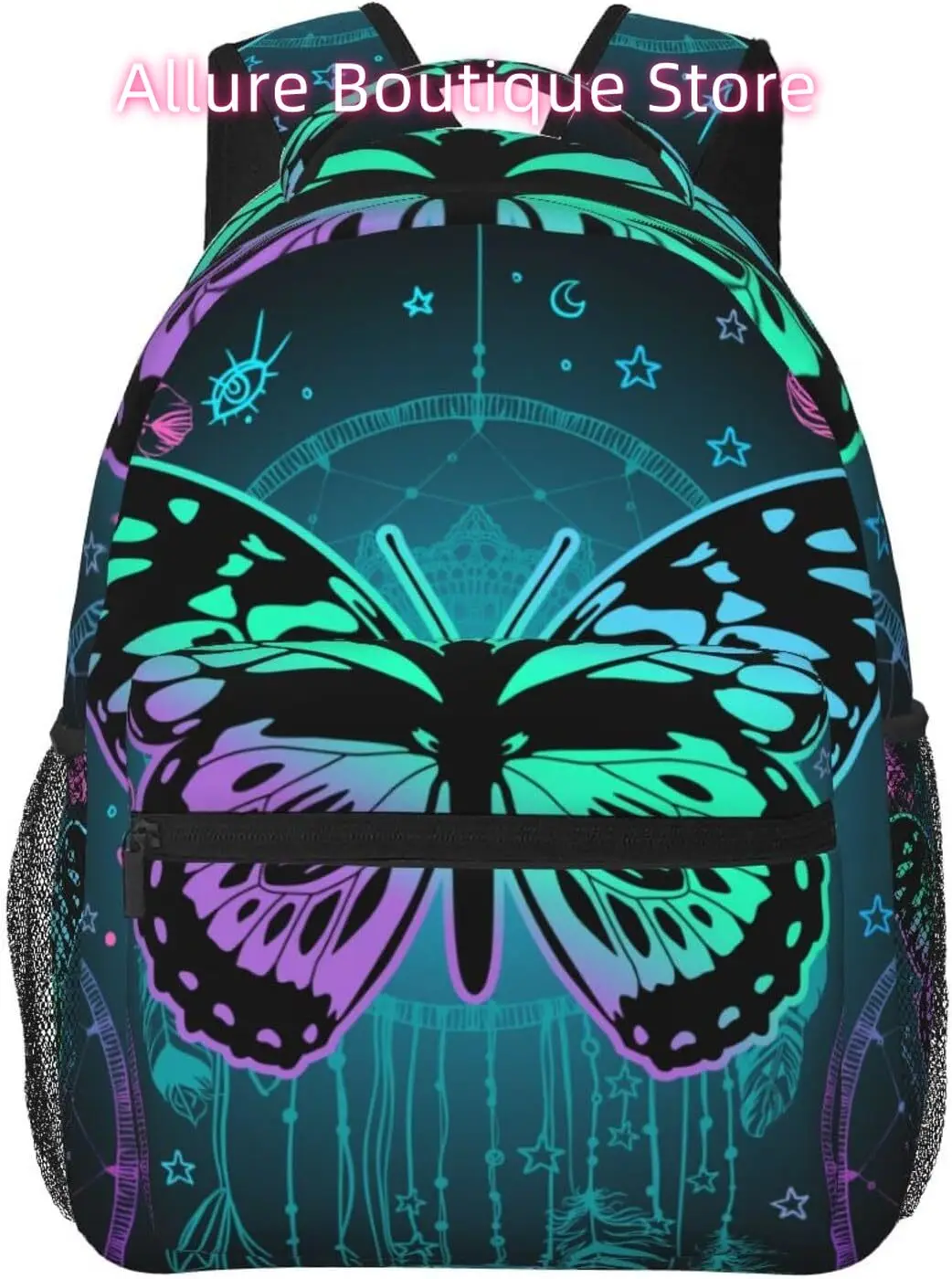

laptop bag back to school Dreamcatcher Butterfly Lightweight Laptop Backpack Lightweight Multipurpose Travel Casual Daypack Unis