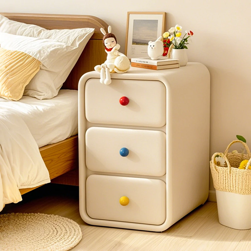

Red Removable Bedside Table Wheels Luxury Grey Wooden Bedside Table Dressers Industrial Muebles Para Hogar Home Furniture