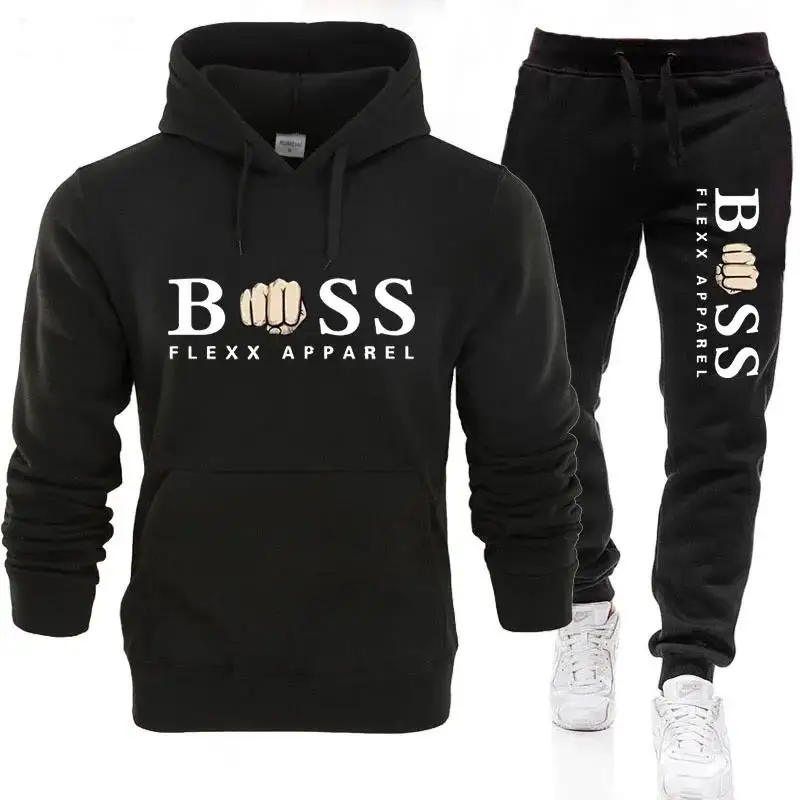 

2024 Advanced Leisure New Fall Winter Men Hoodies Pants Sweatshirts Sweatpants Two Piece Sets Suit Tracksuit Jogging Sportswear