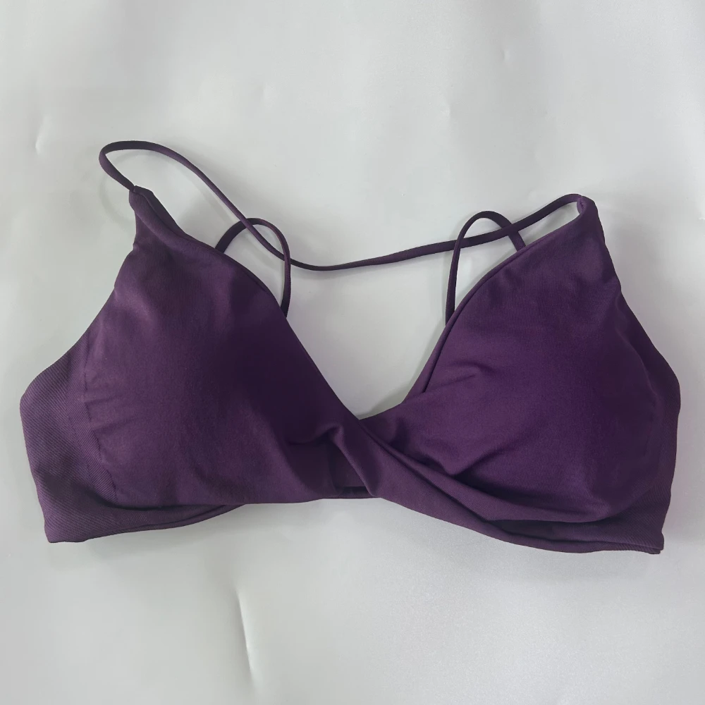 Pericic Damen Twist-Front Sport-BH V-Ausschnitt Mittlerer Halt Mit Herausnehmbaren Polstern Fitness-Bekleidung Nahtloser Yoga-BH Workout Gym Top – Detail 16