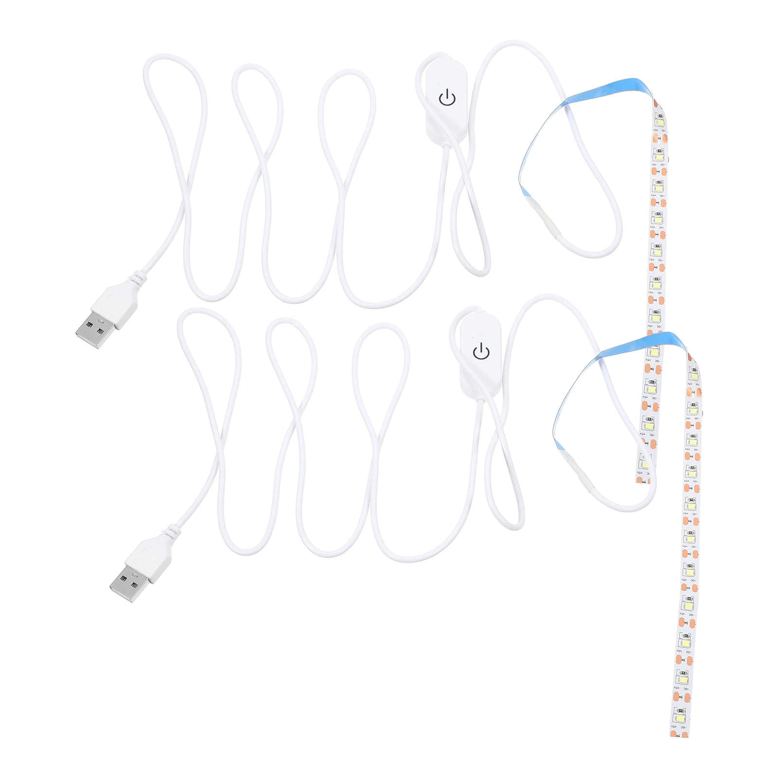 

2Pcs Flexible Touch Dimming LED Light Strip USB Powered Lighting Tool For Sewing Machine Wardrobe