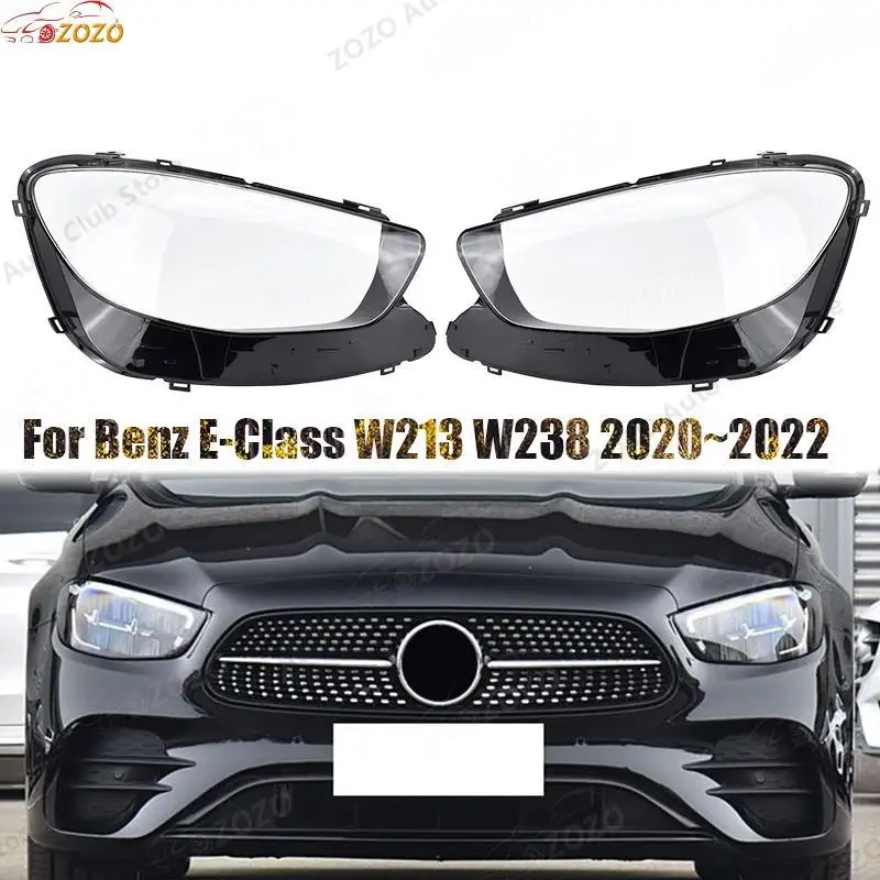 

For Mercedes Benz E-Class W213 W238 2020 2021 2022 Car Headlight Cover dust cover for headlights car accessories automobil parts