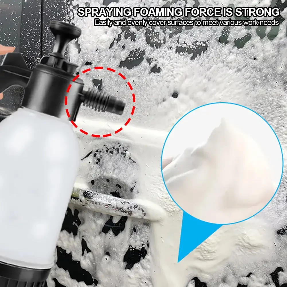 مضخة يدوية تعمل بالرش الرغوي ، ضغط يدوي ، بخاخة مياه ، غسيل السيارات ، لانس رغوة الثلج اليدوي #5