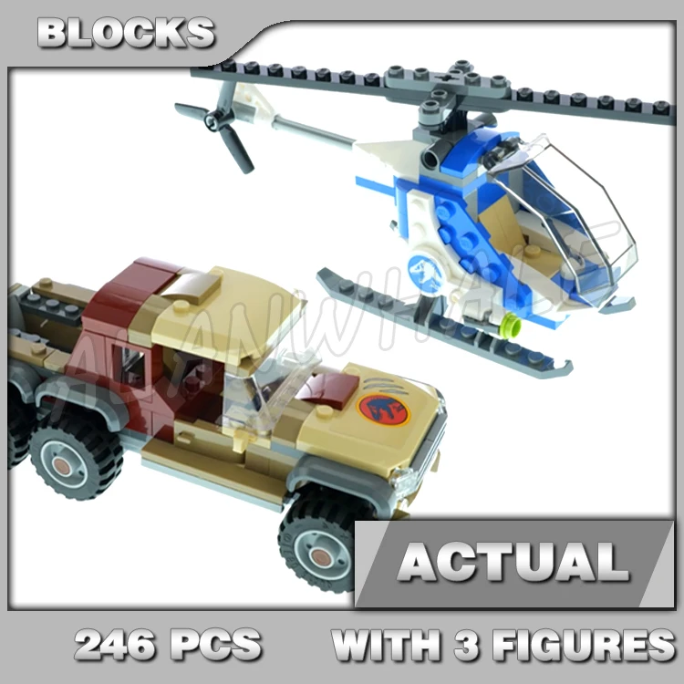 210 peças Jurassic World Exposição de Fósseis de Dinossauros Esqueleto de Dinossauro 60132 Blocos de Montar Brinquedos Compatíveis com Modelos