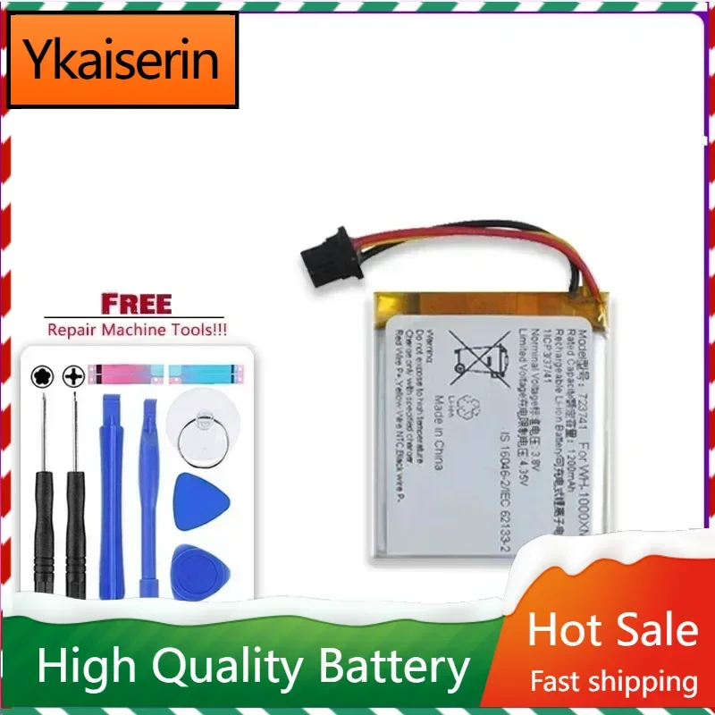 1200mAh Replacement Battery for Sony WH-1000XM5 Bluetooth Headphone 723741 Portable Batteries Warranty + Track Code