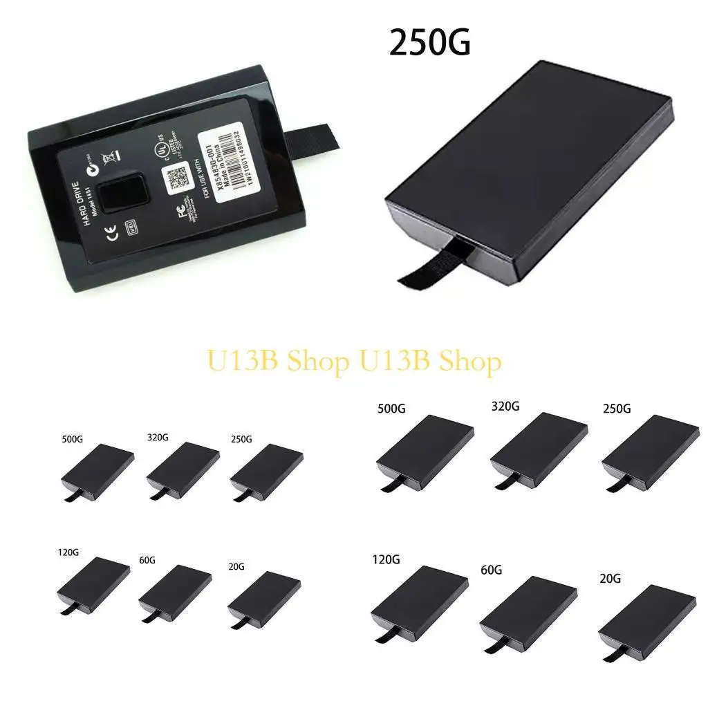 

U13B For Microsoft Juegos Consola HDD Hard Drive Disk 120/250/320/500GB