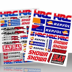 For HONDA HRC Repsol Showa Yoshimura Helmet Sticker Motorcycle CBR CB 650R 650F 500R 500X 250R 190R 150R 125R 1000RR 600RR 250RR